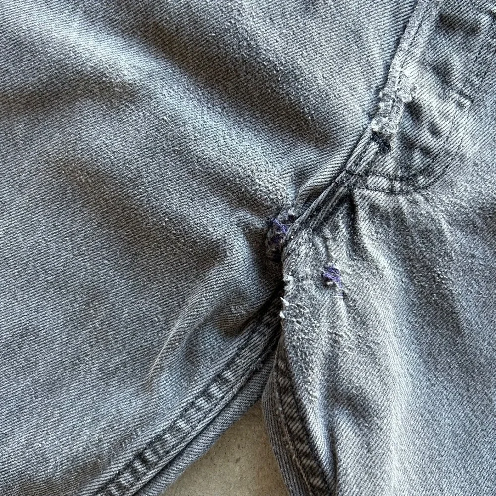 Vintage 80s Levis 501 XX Jeans Size 32x30 Black Dark Wash‎ Denim USA Made Button